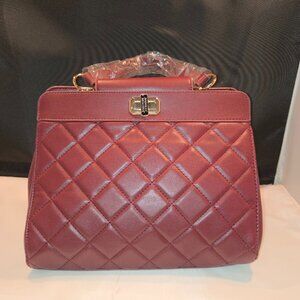 Badgley Mischka medium tote, top handle, as well as a crossbody strap
